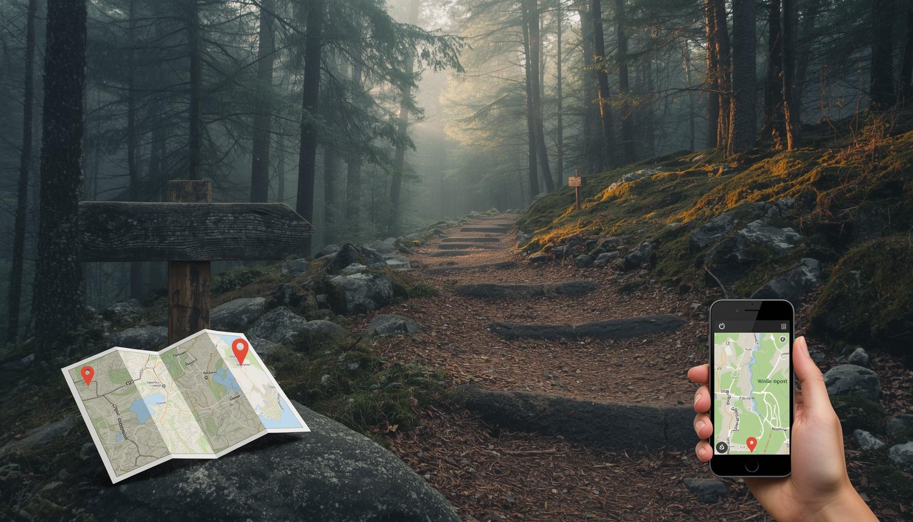 Mapy, aplikacje i orientacja w terenie
